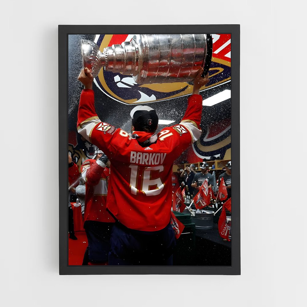 Poster Célébration des Champions – affiche Hockey sur glace (vue 2)